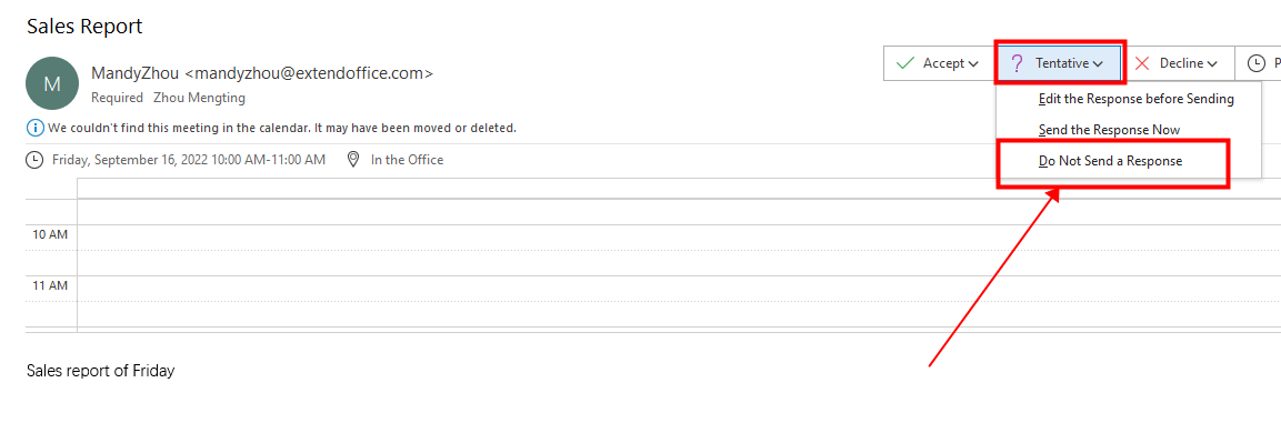 How To Show A Declined Meeting In Outlook s Calendar 