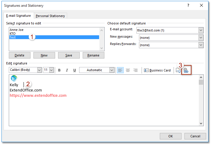 Вставить картинку в подпись outlook