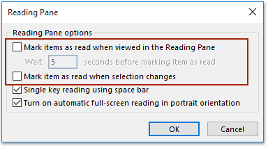 mark as read in outlook 2011 for mac