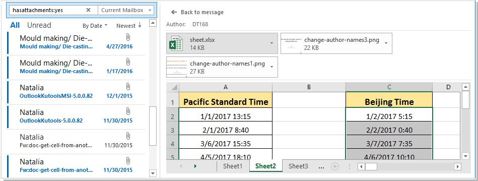 outlook reading pane not showing images