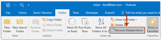 How To Undo Delete recover Deleted Emails In Outlook 