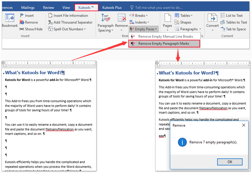 how to remove formatting word doc