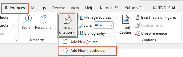 how to edit bibliography in word