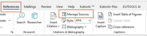 how to edit bibliography in word