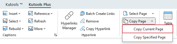 click Copy Current Copy