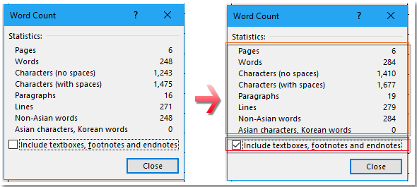 document word counter