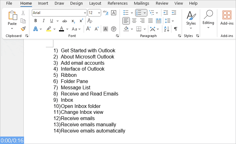 Apply and create custom multilevel Lists in Word – Step by step tutorial