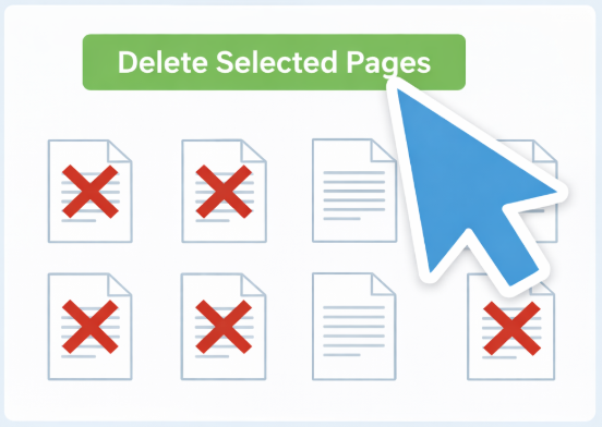 delete multiple pages in word