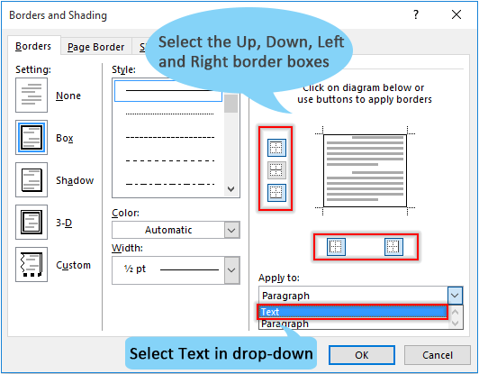 how to add border to text in slides