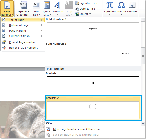 No page breaks in word 2016