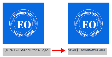 Typed captions rebuilt as real Word captions