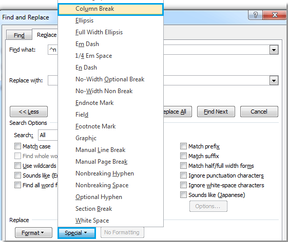 how-to-remove-all-column-breaks-in-word