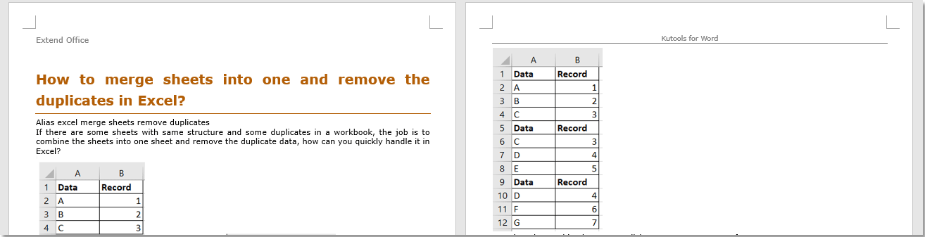 doc header in odd even page 1