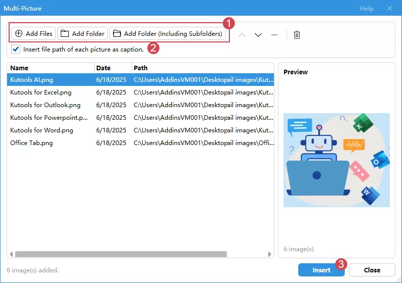 perform the operations in the dialog box