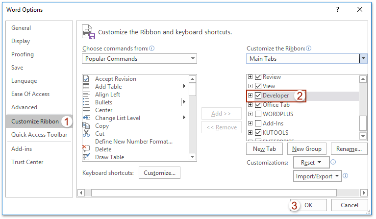 question mark for word document on mac