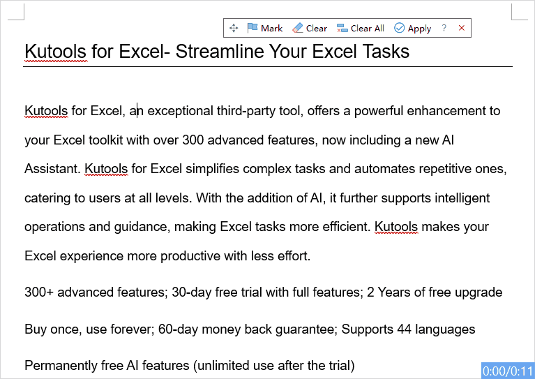 Redact sensitive text in a Word Document