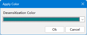 Choose a redaction color and click OK