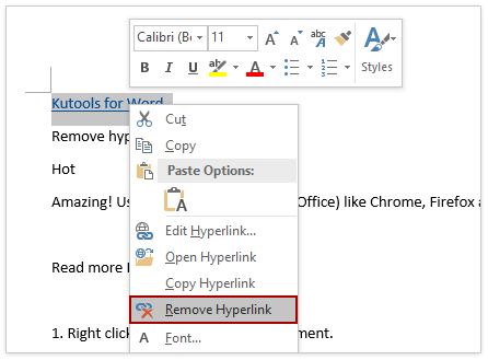 doc eliminați hyperlinkul faceți clic dreapta pe 01