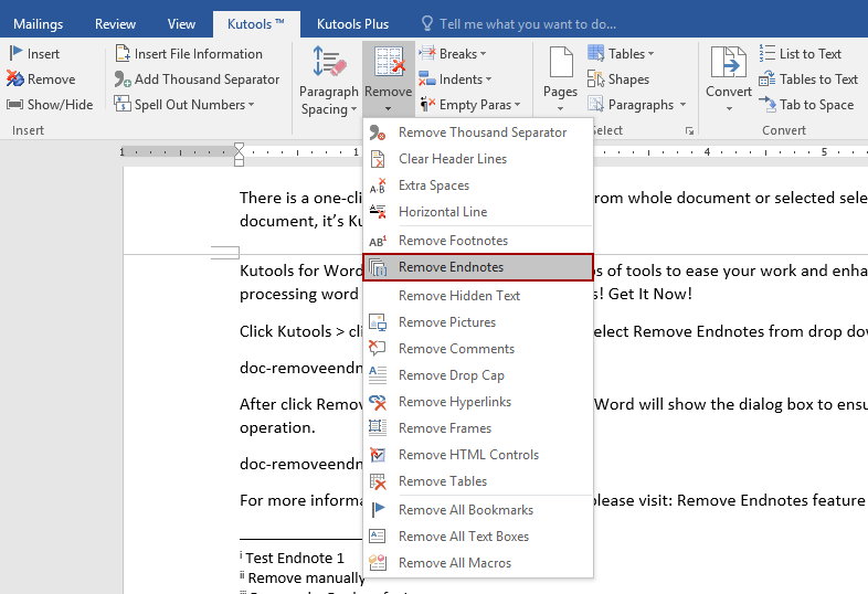 how to get endnote toolbar in word on mac