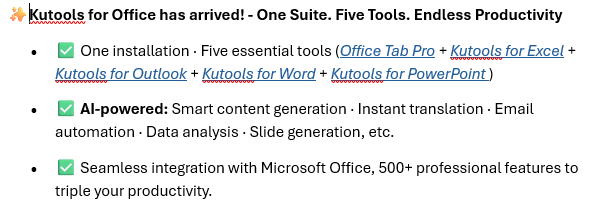 The hyperlink will be removed immediately