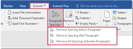 microsoft word formatting marks erase all extra space