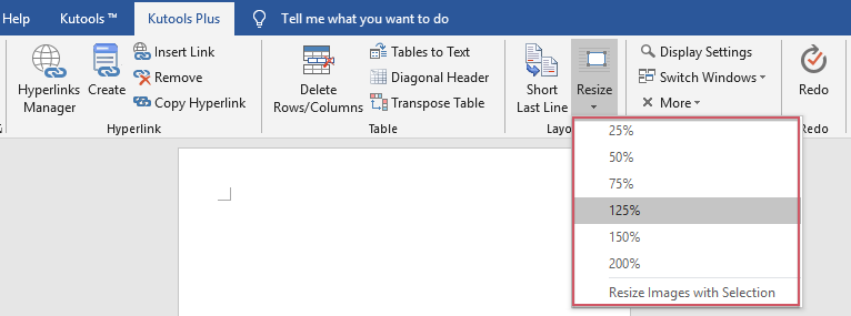 How To Resize All Multiple Images In Word