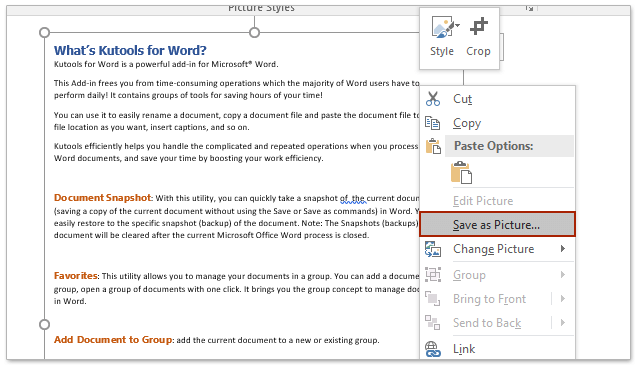 can you save a text and an image word file as a jpeg file for a mac?