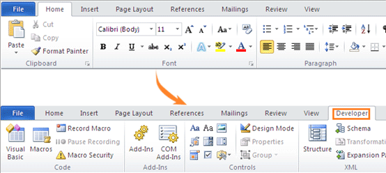 Microsoft Word 2010 Developer Tab Tutorial - The Best Developer Images