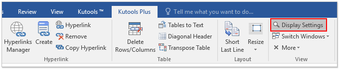 how to display and remove formatting marks in word