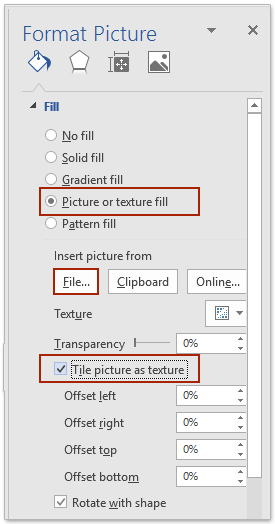 Wordのxnumxページだけに背景画像を適用 挿入するにはどうすればよいですか