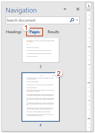 howto change page order in ms word for mac