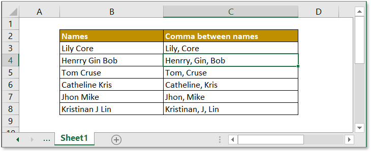 doc add comma between names 4