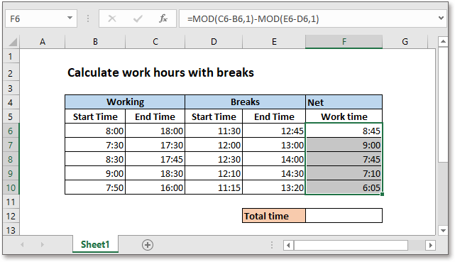 doc calcular tempo de rede 4