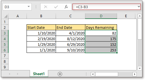 doc calculate remaining days 2