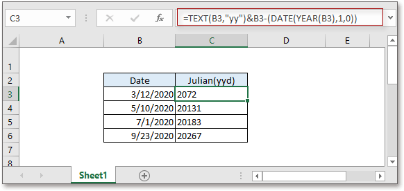 doc converti la data in julia 1