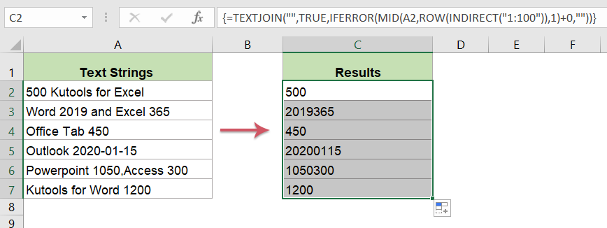 Strip Or Remove Non Numeric Characters From Text Strings