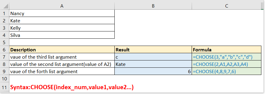 doc válassza az 1. függvényt