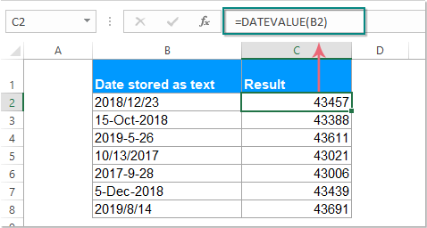 Datetime value