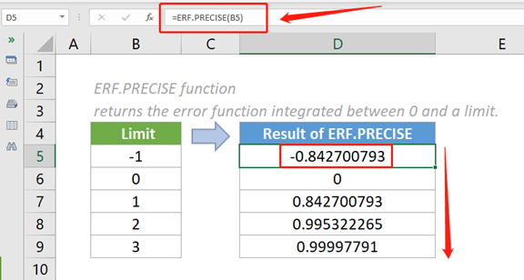 erf-nauwkeurige functie 3