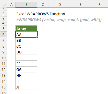 doc wraprows function 1