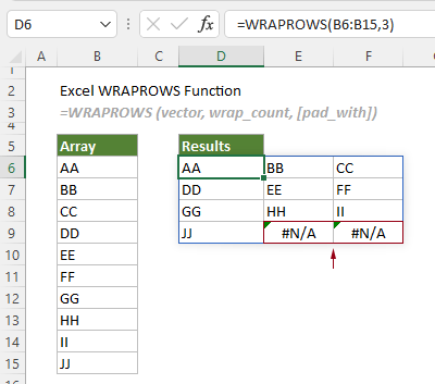 doc wraprows function 1