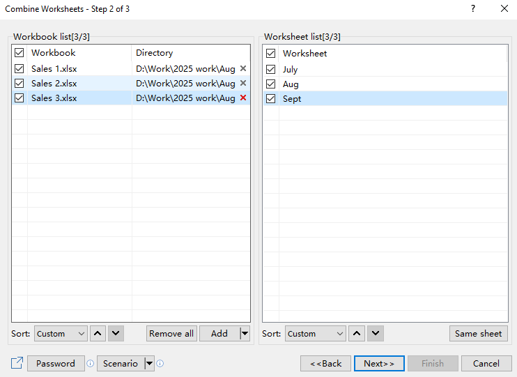Step 2 Add files and folders