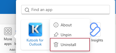 Uninstall Kutools for Word