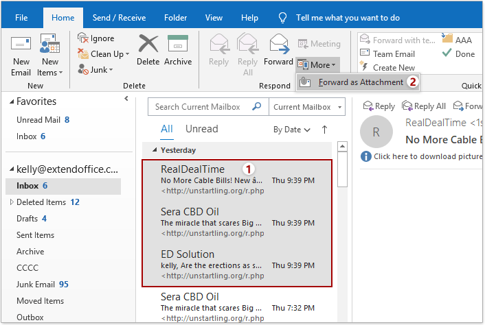 Voeg bijlagen in Outlook e-mails Voeg Bijlagen In Outlook E-Mails