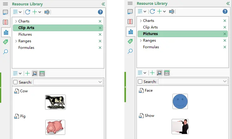 shot resource library 12