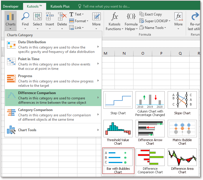 Schussleiste mit Blasendiagramm 1