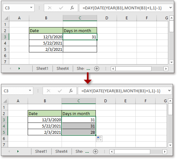 shot calculate days in year 1