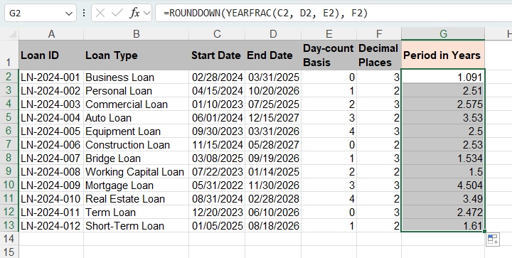 Kutools inserted the formula automatically