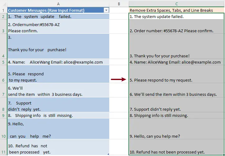 the translation result