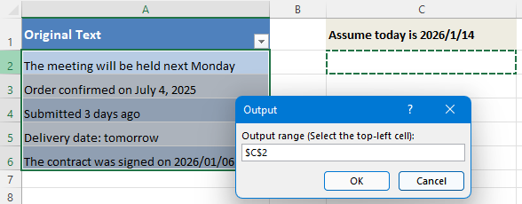 choose a destination cell